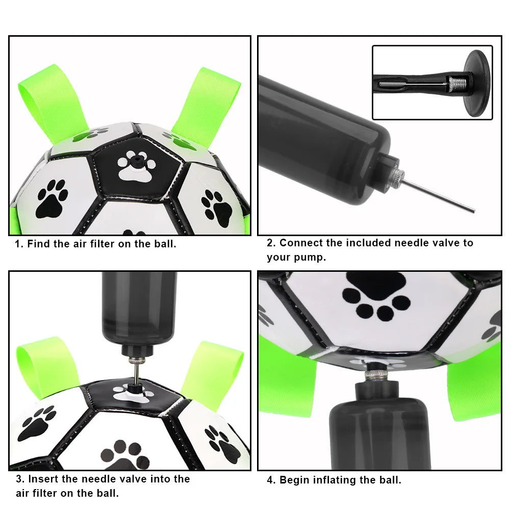 Soccer Ball Dog Toy Inflatable