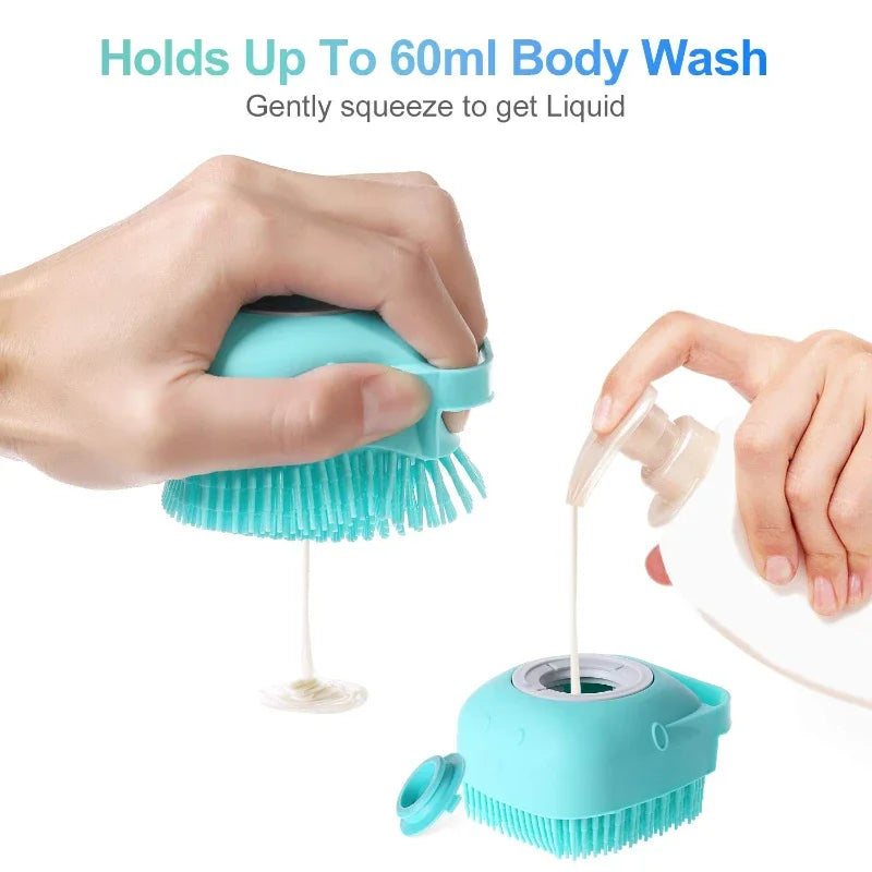 Pet Dog Cat Shampoo Brush 2.7oz 80ml