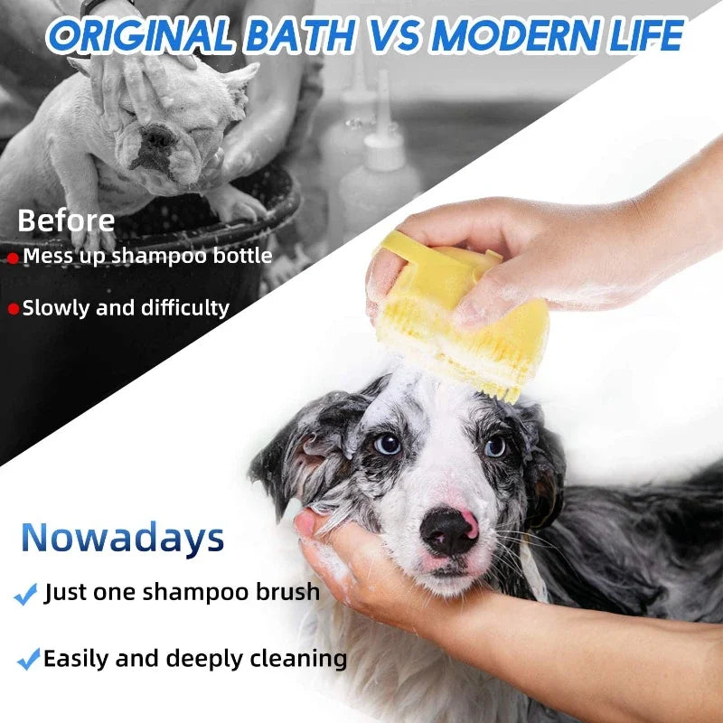 Pet Dog Cat Shampoo Brush 2.7oz 80ml