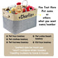 Pet Supplies Storage Basket Personalised
