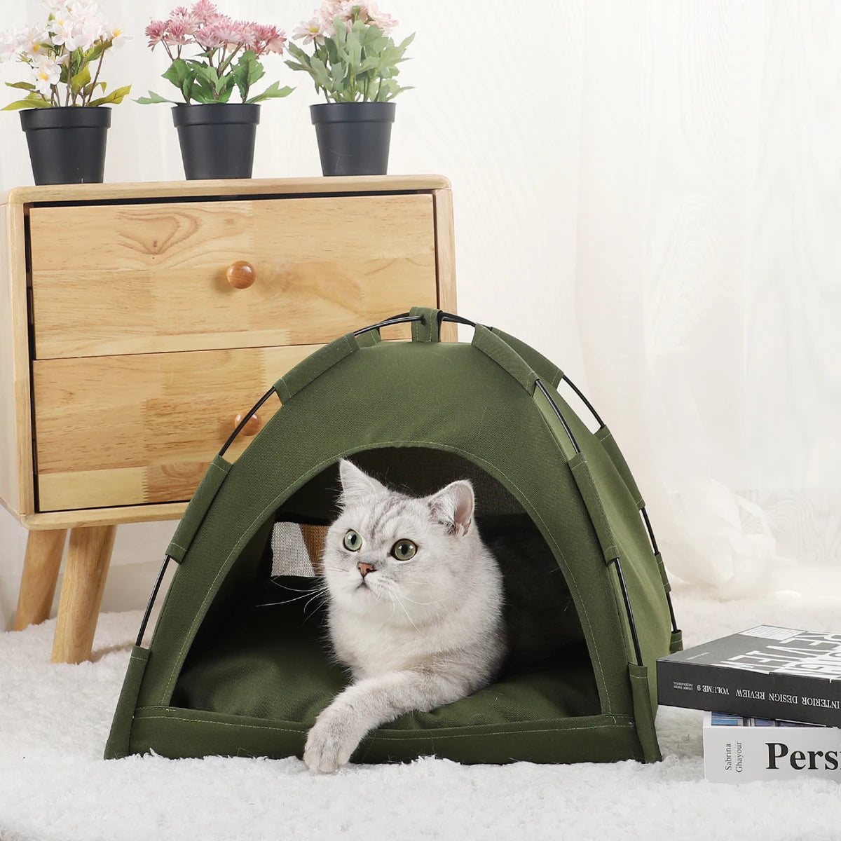 Pet Tent Bed Cats House Dog